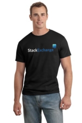 Stack Exchange T-Shirt: black