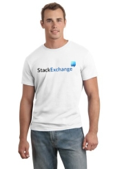 Stack Exchange T-Shirt: white