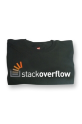 Stack Overflow T-Shirt: black