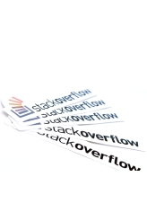 Stack Overflow Stickers: white