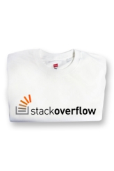 Stack Overflow T-Shirt: white