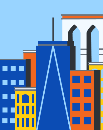 Illustration of New York skyline